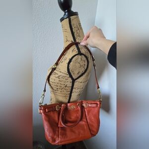 Coach Madison Sophia Persimmon Leather Bag